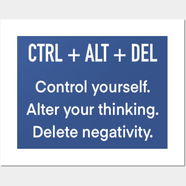 Control Alt delete Wall Art by Timzartwork